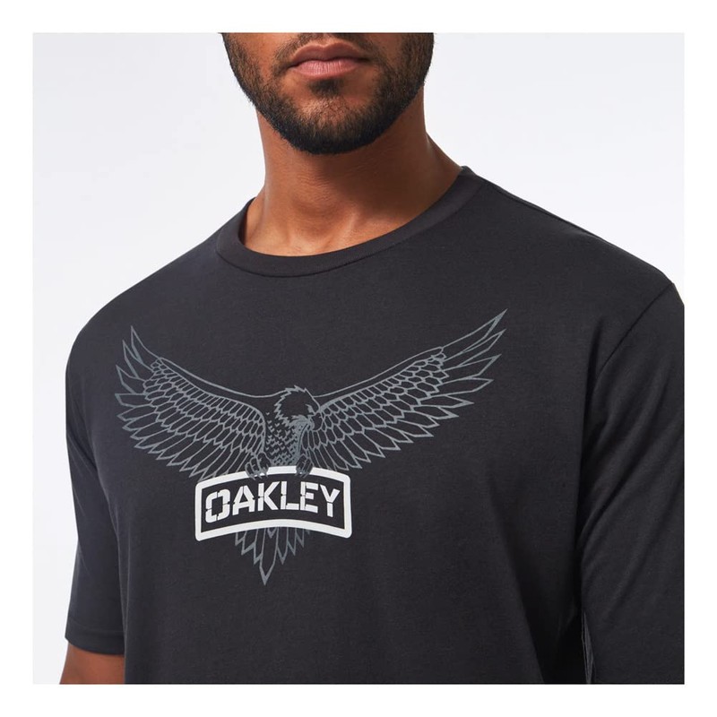 Oakley FOA40282702EXL Si Eagle Tab Tee Blackout XL