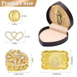 ESNOY Arras De Boda Catolica Virgen De Guadalupe Gifts,Arras Para Boda Catolica De Matrimonio for Wedding Coins Catholic,Mexican Wedding Ceremony Set Decoracion