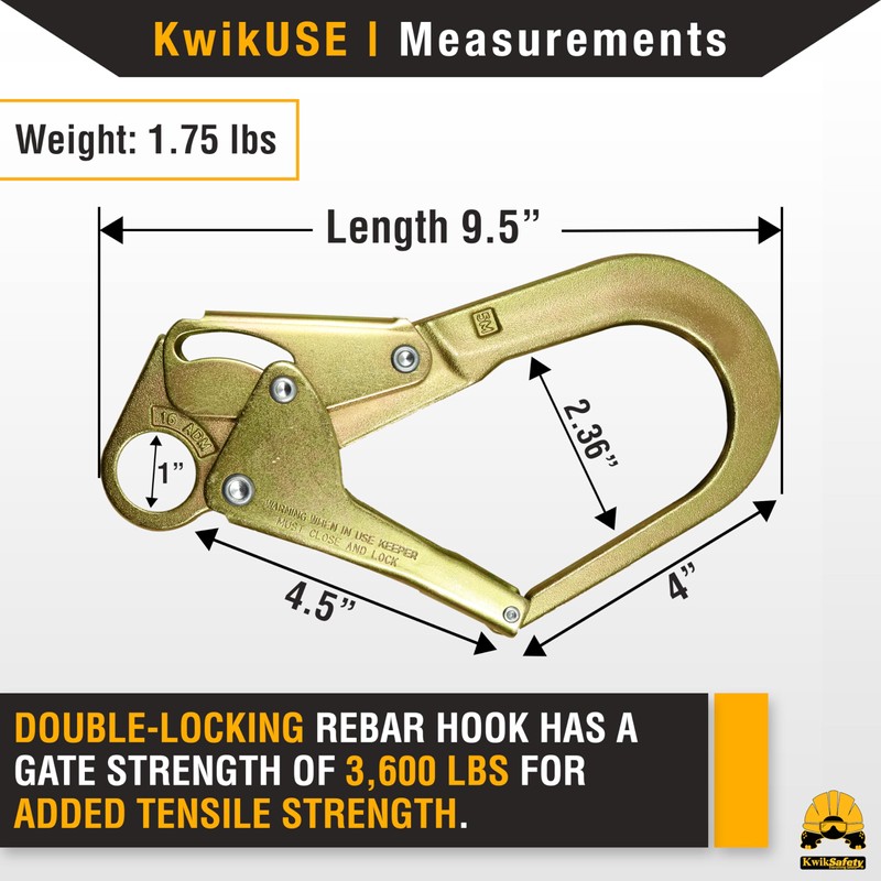 KwikSafety - Charlotte, NC - Bond N-3630 Rebar Hook (Double-Locking)