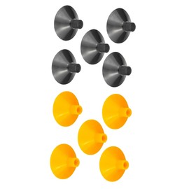 SUPVOX 10pcs Boys and Girls Cup Arrows for Outdoor Archery Lightweight and Black Yellow Replacement Arrows for Practice and Fun Compatible