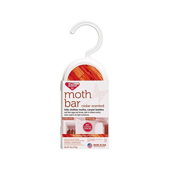 Enoz Moth Cakes, Kills Clothes Moths and Carpet Beetles, No