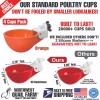 Phoenix 4 Chicken Automatic Watering Cups Poultry Drinker Waterer Chicken