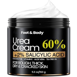 Urea Creme 60 Prozent für Fuß und Hände, Hydrating and Anti-Cracking Urea Fußcreme