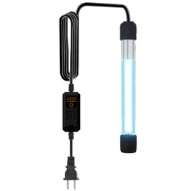 VCRAZE Aquarium Filter Replacement Light Bulb with Timer, Fish Tank Filter Replacement Parts, Including 1 x 5W Light Bulb