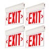 LEONLITE Emergency Exit Sign, LED Edge Lit Exit Sign, Exit
