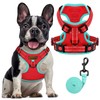 FAYOGOO Dog Harness Medium, No Pull Vest Harness with 2