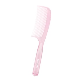 RHOS Detangler Hair Comb for Women and Men-Wide Tooth Comb for Curly,Thick,Wavy,Long Hair,Large Tooth Detangling Comb for Wet and Dry Hair-Styling Essentials Round Handle Hairdressing Comb(Pink)