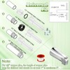 Enhon Tub Spout, Universal Fits 1/2'' Copper Pipe, 1/2'' IPS