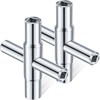 Honoson 2 Pieces 4 Way Sillcock Water Key 1/4", 9/32",