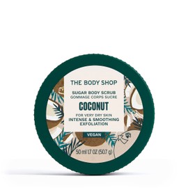The Body Shop Coconut Exfoliating Sugar Body Scrub - Intense and Smooting Exfolation for Very Dry Skin - Vegan - 1.7 oz