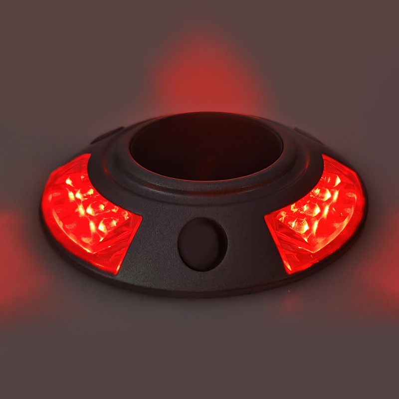 Solar Deck Lights Driveway Dock Lights 12 Led IP68 Waterproof