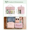 Travel Makeup Organizer, Compact Lightweight Accessory for Travel and Daily