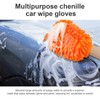 Ziciner Premium Microfiber Wash Mitt, Soft Scratch-Free Double-Sided Chenille Washing