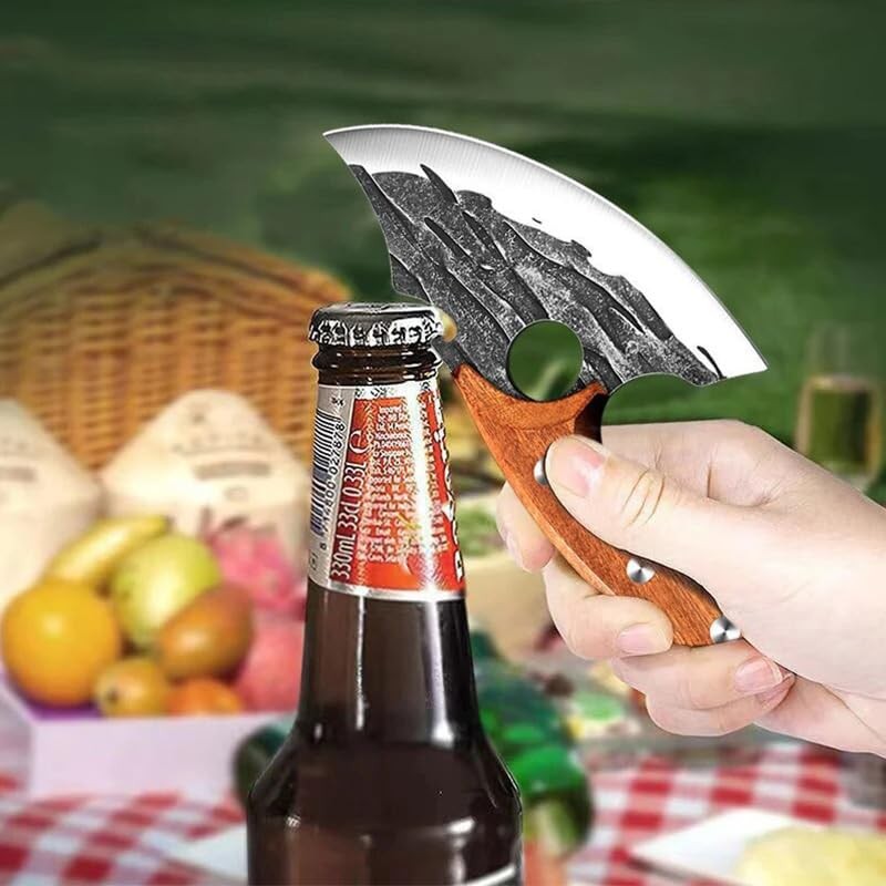 BOPOTI Meat Cleaver,7.4 inch Kitchen Knife,Sharp Blade Easy Cleaning for