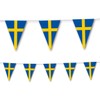 3.5 m Sweden Bunting as Decoration for Country Party by
