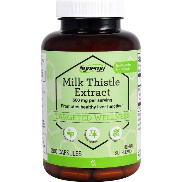Vitacost Milk Thistle Extract - Standardized - 600 mg per Serving - 200 Capsules