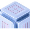 Enseñanza De Ejercicios De Sellos De Caja Grande Azul