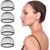 Cubierta para Pelucas, 4 Pcs Gorra de Red Transpirable y