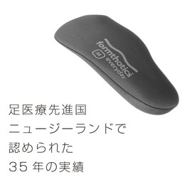 Formthotics Dress Fashion 3/4 Insoles (Dress Fashion 3/4) - charcoal, size: 39