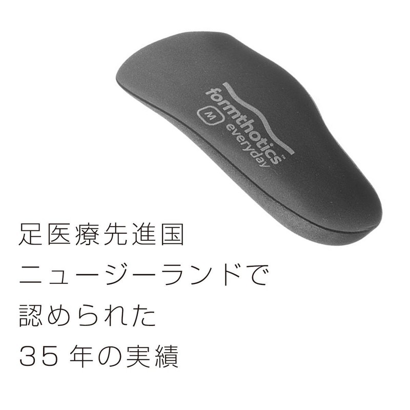 Formthotics Dress Fashion 3/4 Insoles (Dress Fashion 3/4) - charcoal,