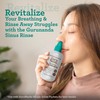 GuruNanda Sinus Rinse Bottle - Comfort Tip for Natural Nasal