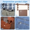 Tweruna 5 Pack Deep Carry Pocket Clip with Keychain, Heavy
