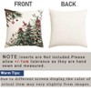 RABUSOFA Christmas Pillow Covers 16x16 Inch,Outdoor Christmas Tree Decorative Throw
