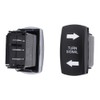 Foruly Turn Signal Rocker Switch Green LED On On/Off/On 4