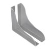 2 Pcs Bathtub Splashing Guard Acrylic Shower Tub Corner Water