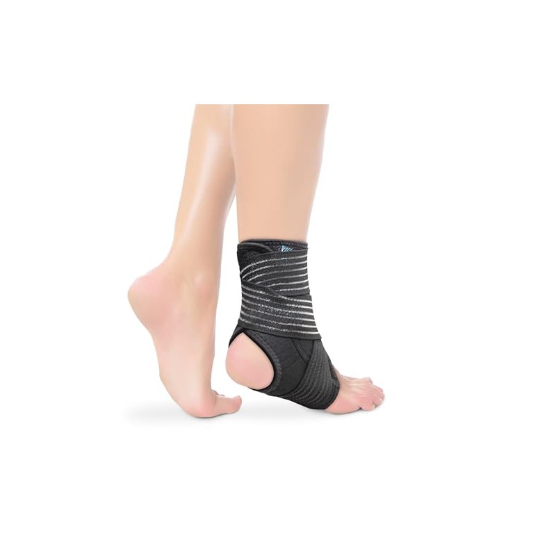 Enmo Adjustable Ankle Support - One Size, Breathable, For Sprain