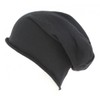 Atlantis Brooklin Raw Edge Jersey Beanie - Black - OS