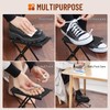 CAHAYA Guitar Footstool with Anti-Slip Rubber: Foldable for Guitar Playing