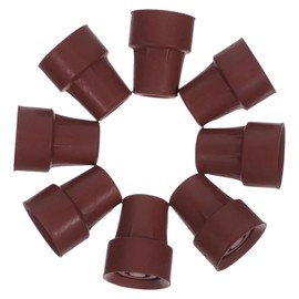 GRIRIW 8pcs Rubber Tips for Walking Sticks Durable Slip Feet for Hiking Canes Compatible Shock Absorption Caps for Enhanced Stability Safety Outdoor Adventures