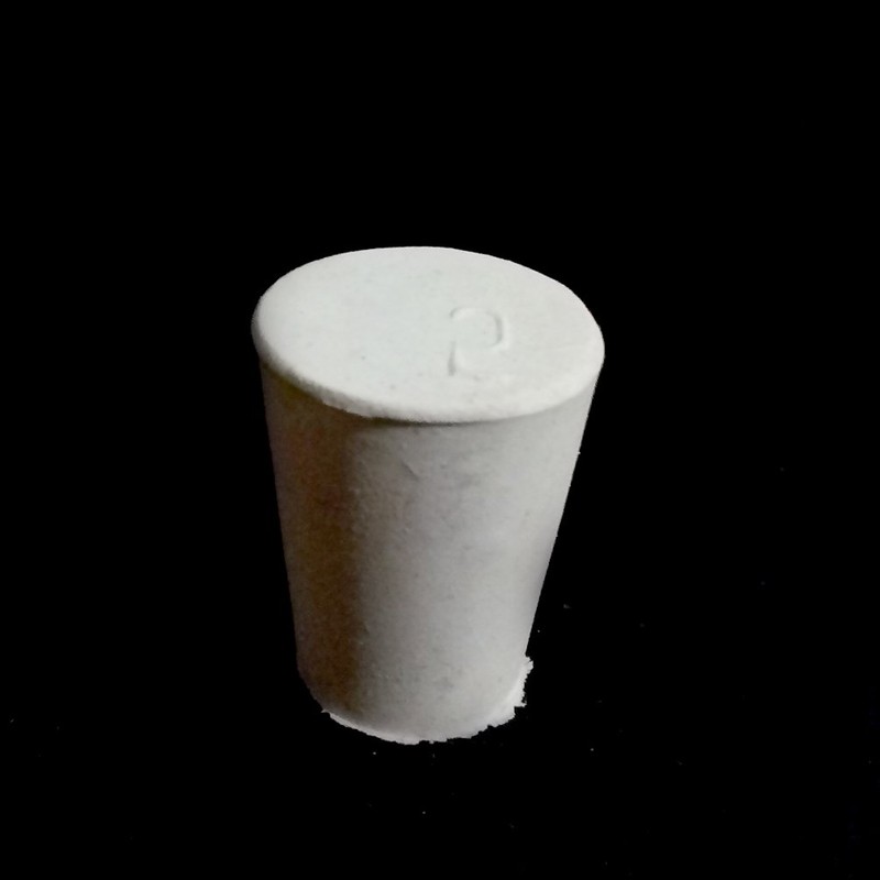 PUL FACTORY Solid Rubber Stopper, Size #2 - Pack of