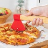 2Pcs Durable Axe Pizza Wheel Slicer Sharp Non-Slip Stainless Steel