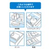 Hisumi Polytec Cupboard Sheet, Transparent, 11.8 x 70.9 inches (30