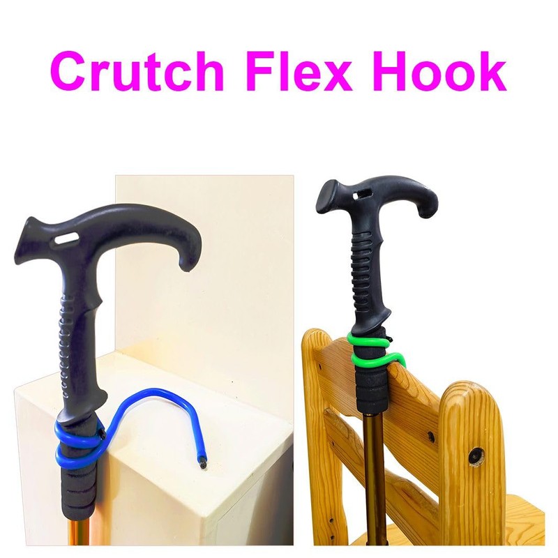 CozyLivn Flexible Hooks for Cane Holders, Wallet Hangers, and Ties