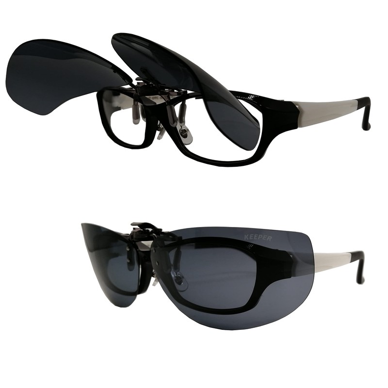 Cliponkeeper SM 9322 Side Cover, Polarized Front Clip, Sunglasses, UV