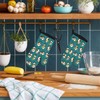 Panda Oven Mitt for Womens,Kitchen Gloves for Chef Baking Cooking