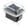 On/Off Rectangle Rocker Switch Including Waterproof Cover SPST