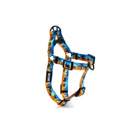 Wolfgang Premium No Pull Dog Harness, Dog Harness for Large Dog, Durable & Easy to Clean Nylon with Quick Clip Buckles, for Training & Daily Use, Made in USA, SunsetPalms Print, (1 Inch x 20-30 Inch)
