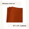 Mahogany Veneer 12" X 12", 3-Piece