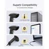 Inateck Barcode Scanner Bluetooth, 1D 2D QR Code Scanner Wireless,
