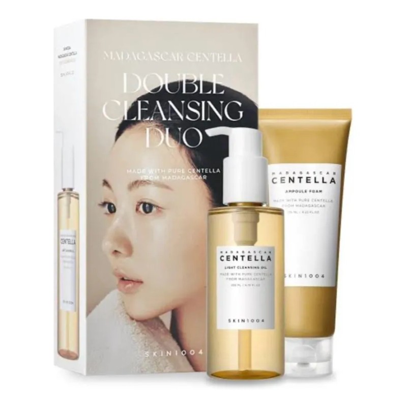 Skin1004 Kit Doble Limpieza Cleansig Oil + Ampule Foam Todo