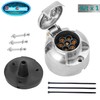 DARKGUARD 7pin Trailer Socket Metal12v,1Piece Aluminium 7pin Female TrailerConnector W/Waterproof