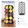 Bluelander Torre Organizador Giratoria Para Capsulas De Café Nespresso