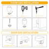 TOPTAKE Door Stoppers – Robust Magnetic Door Stopper and Holder