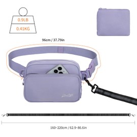 Dog Running Leash,Waist Bag for Small Dogs,Waist Leash for Dog Walking,Dog Walking Accessories Purple