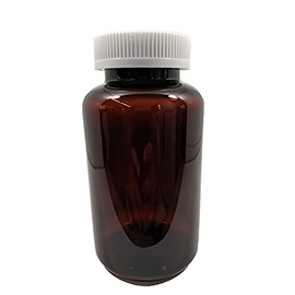 Amber PET Packer Bottle with Child Resistant Lid 10 oz,13oz &16oz for Storing Supplements, Herbs, Capsules and More (16oz(150 Dram)-80 Units