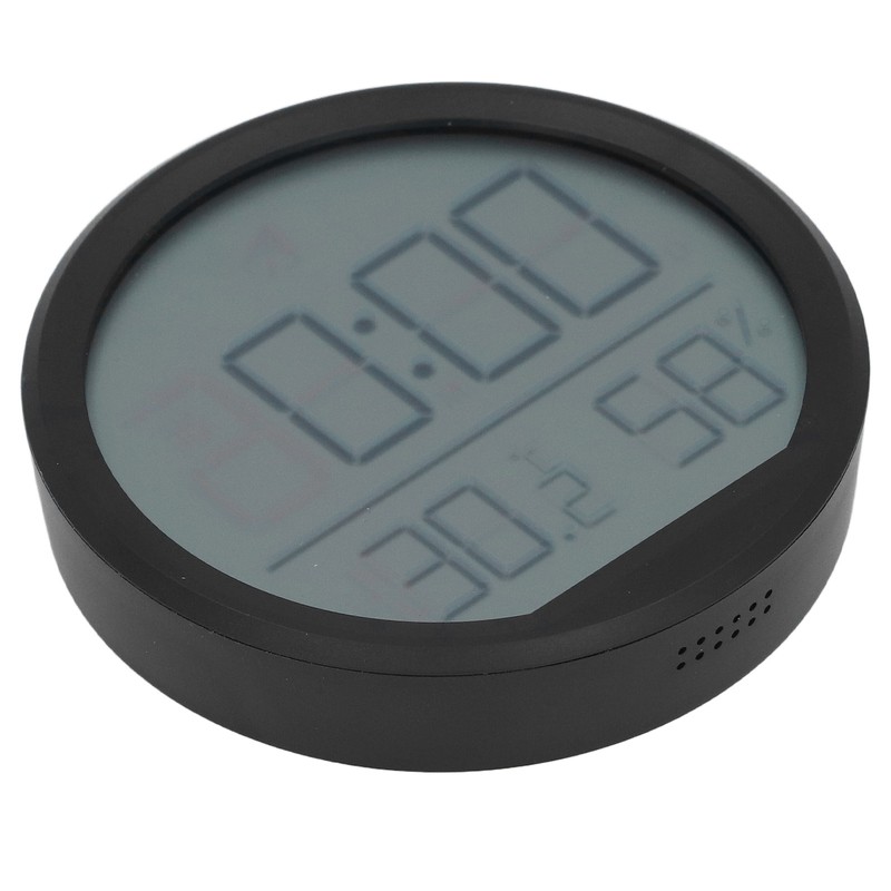 Indoor Thermometer Hygrometer Multifunction Thin Accurate Wall Mounted Digital Alarm